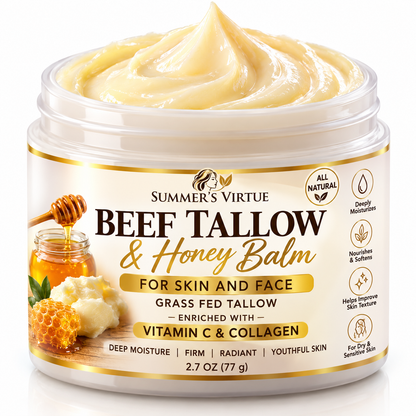 Beef Tallow Honey Balm