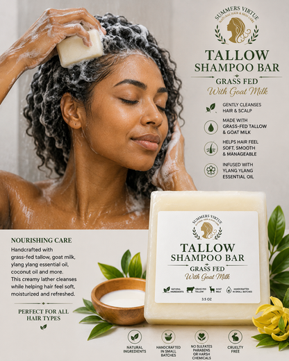 Tallow Shampoo Bar