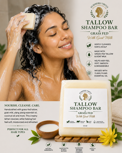 Tallow Shampoo Bar