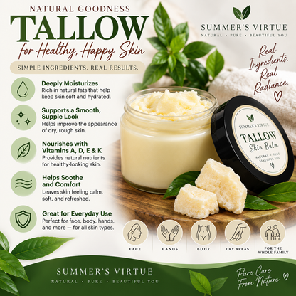Raw Grass Fed Beef Tallow (Pure nothing added)