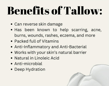 Raw Grass Fed Beef Tallow (Pure nothing added)